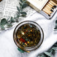 Wild Wealth Charging Bowl | Green Aventurine, Gold Sun Charm, and Earthy Herbal Blend