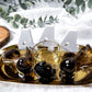 444 | Smoky Lumen | Gold Tray Altar