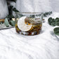 Celestial Balance Charging Bowl | Clear Quartz Moon, Solar Charm, and Soothing Blue Lace Blend