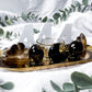 444 | Smoky Lumen | Gold Tray Altar