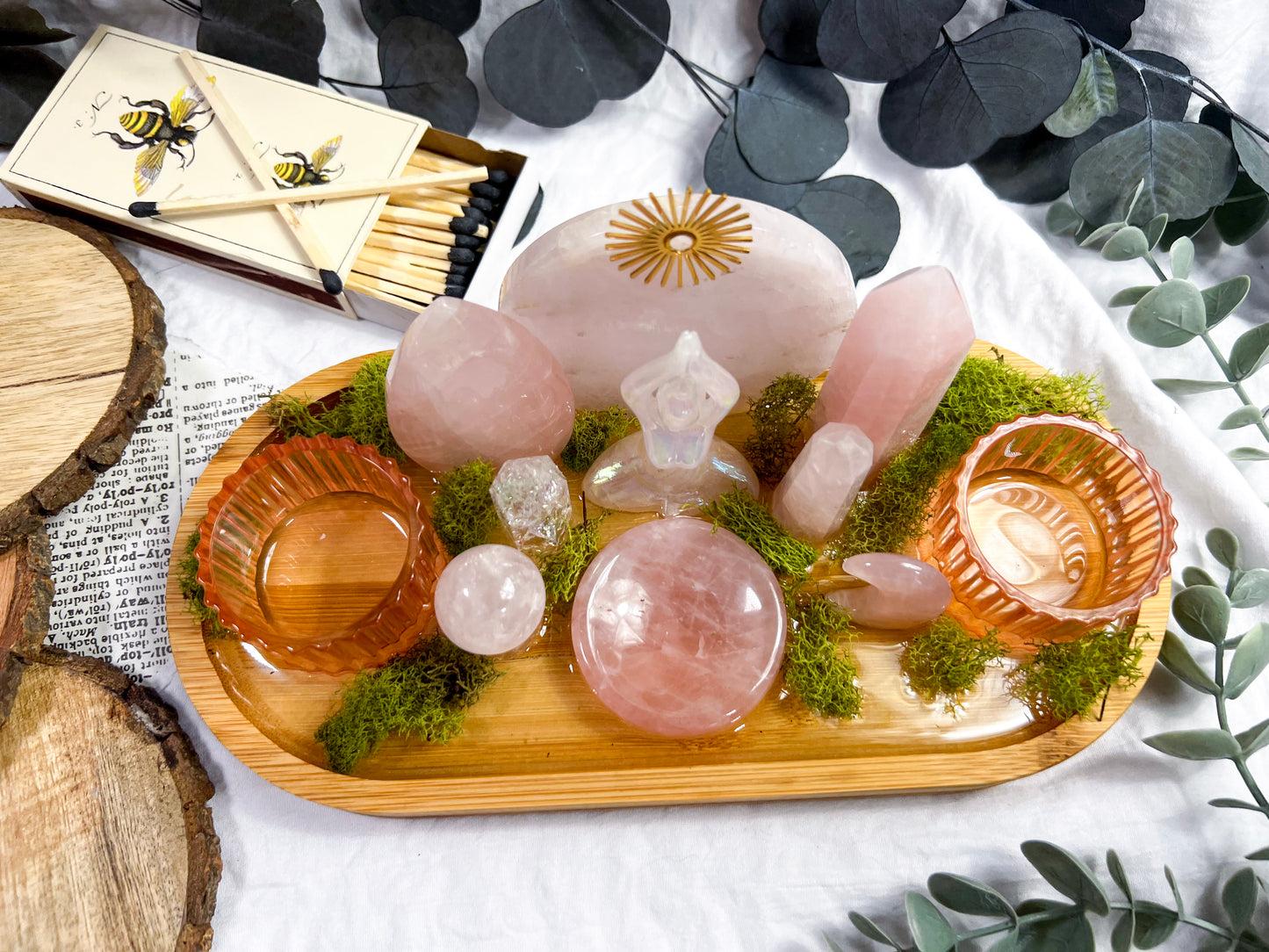 Blooming Aura | Candle + Incense Altar