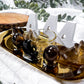 444 | Smoky Lumen | Gold Tray Altar