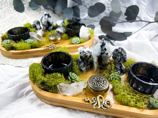 The Mystic Tray | Incense + Candle Holder