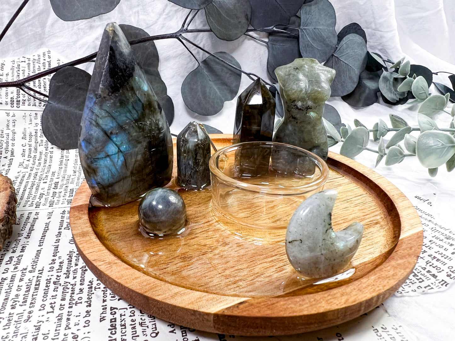 Labradorite's Path | Candle + Tarot Altar