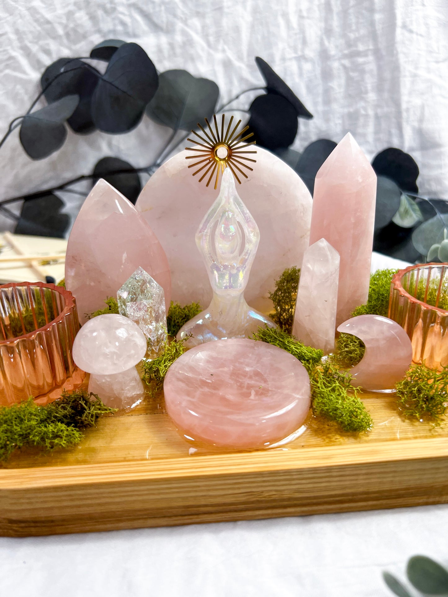 Blooming Aura | Candle + Incense Altar