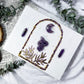 Veiled Truths: Amethyst and Lepidolite Handmade Journal for Intuition, Shadow Work, and Spiritual Reflection