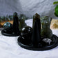 Labradorite Ring Holder | Crystal Jewelry Dish for Intuition, Protection & Glamour Magic