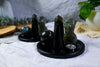 Labradorite Ring Holder | Crystal Jewelry Dish for Intuition, Protection & Glamour Magic