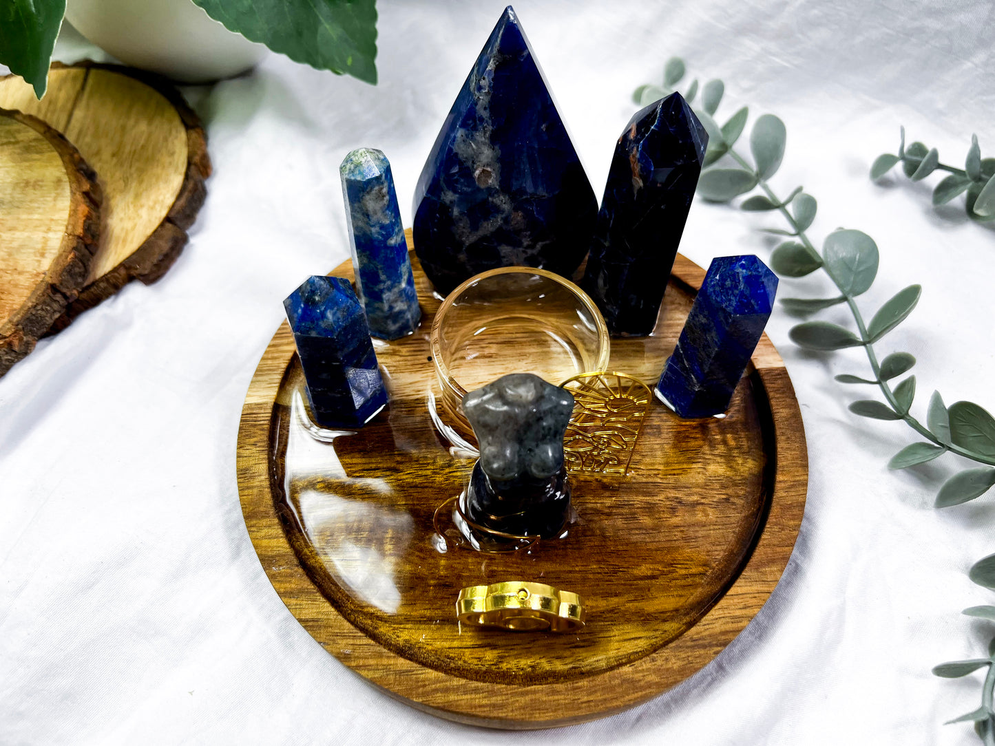 Lapis Lyric | Medium Round Altar