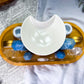 Quiet Knowing | Blue Calcite, Angelite and Clear Quartz Double Tarot Altar with Oil Burner and Chime Holders