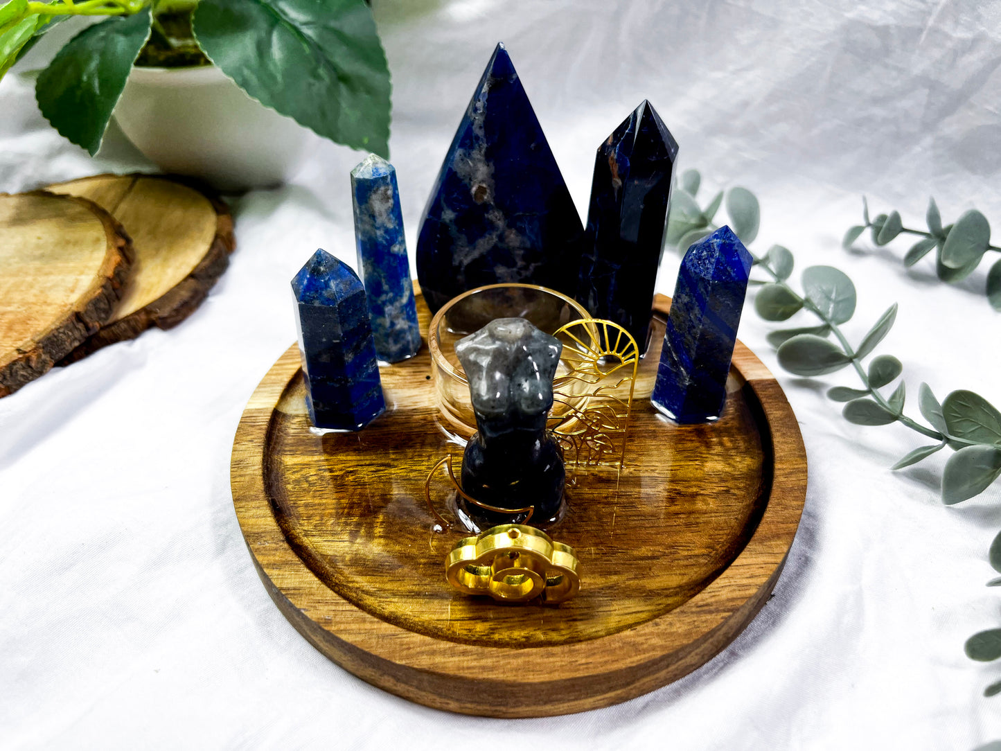 Lapis Lyric | Medium Round Altar