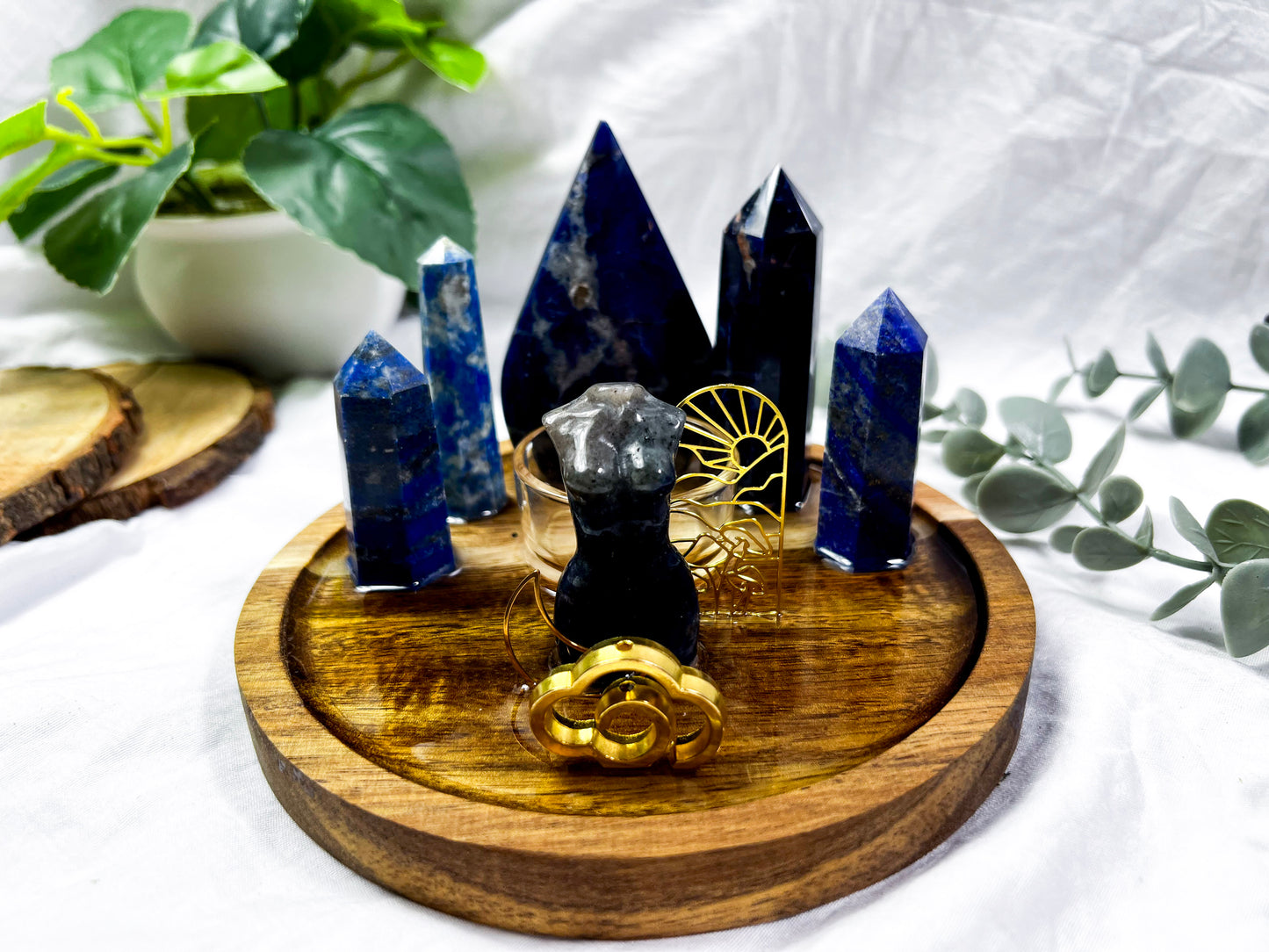 Lapis Lyric | Medium Round Altar