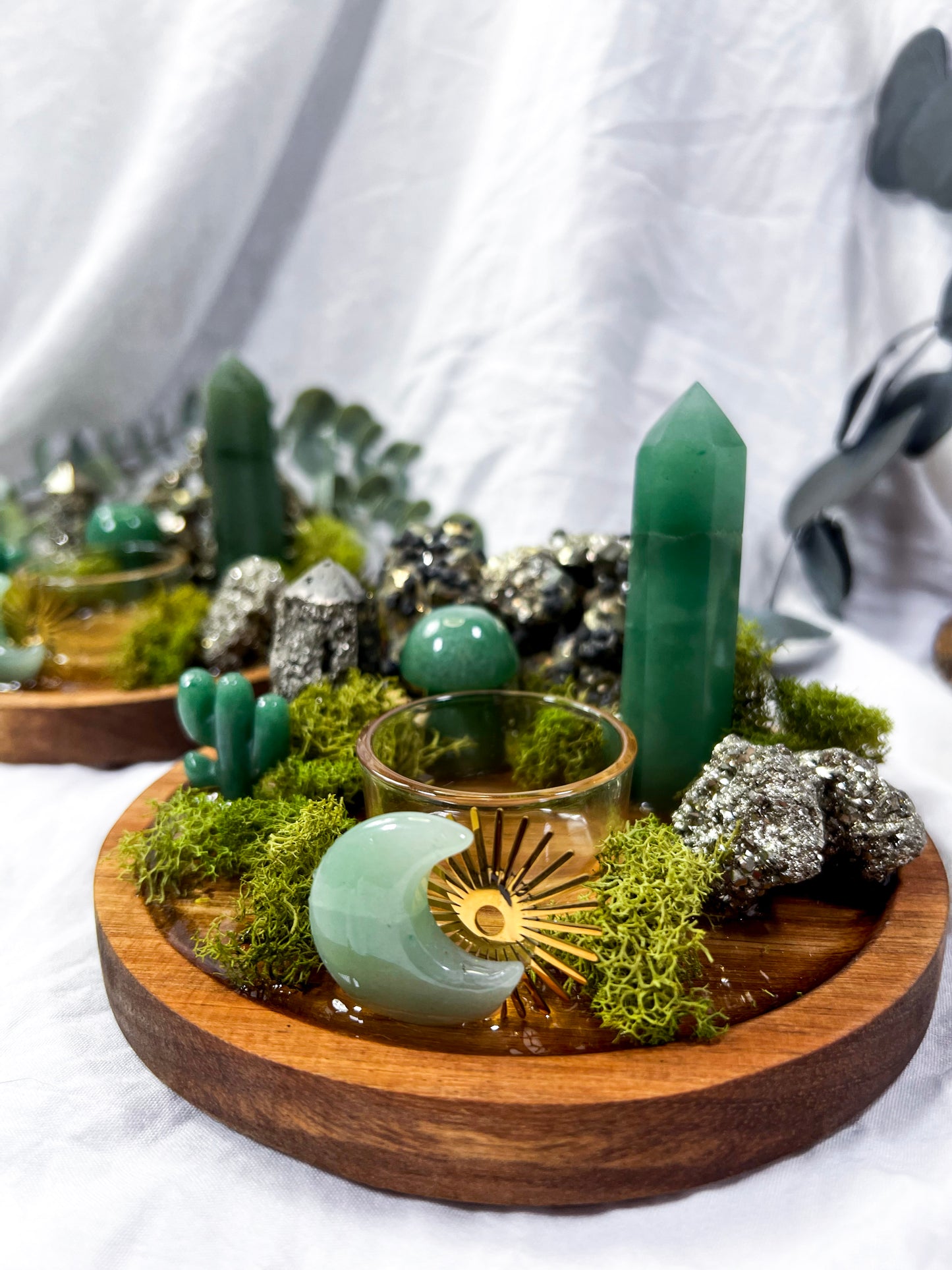 Shimmering Soul | Medium Round Crystal Altar