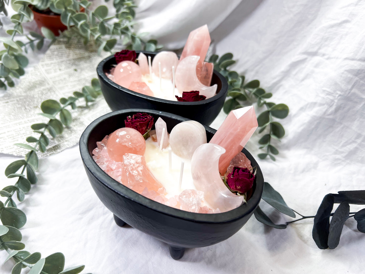 Rose Promise | Large Cauldron Candle