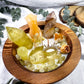 Healing Zephyros | Wooden Bowl Candle