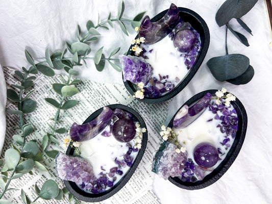 Amethyst's Grace | Medium Cauldron Candle