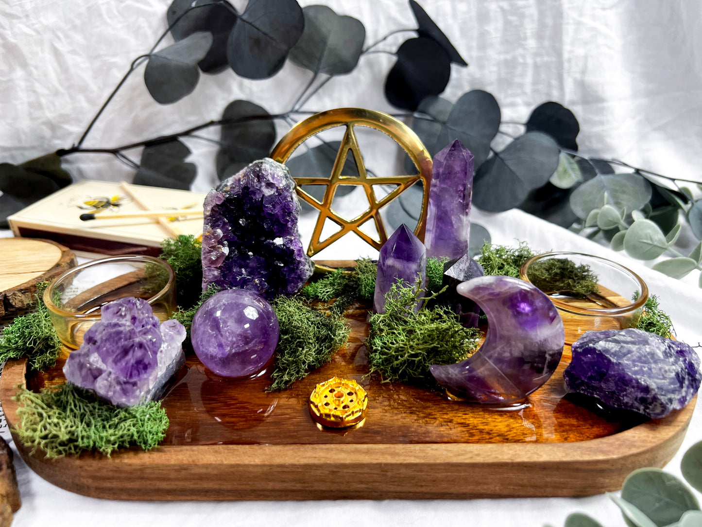 Crystal Forge | Candle + Incense Altar