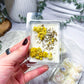 Wild Bloom | Wax Melts | Handmade Soy Wax Melts with Lemon Balm & Helichrysum | Crystal Inspired Home Fragrance