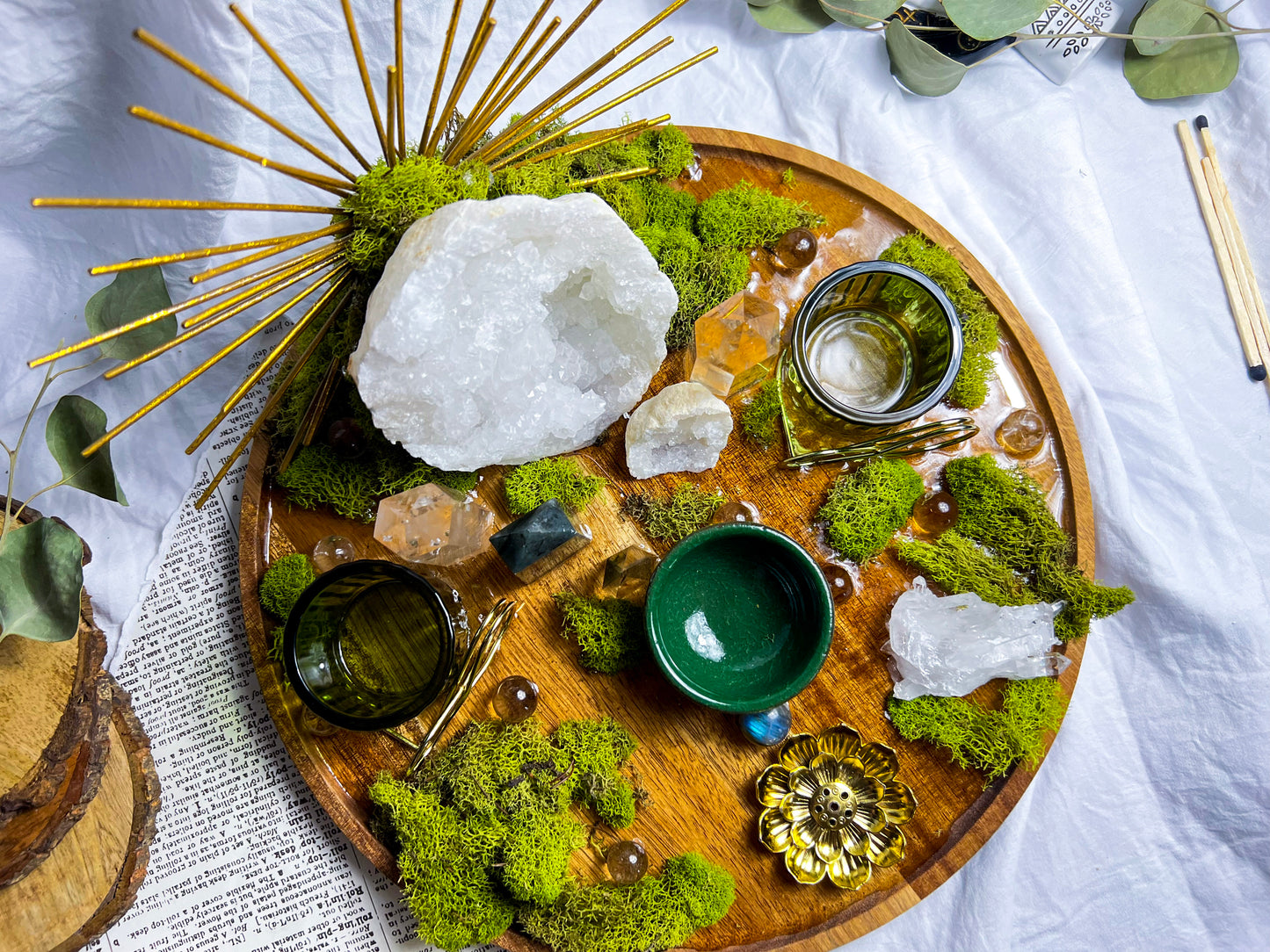 Quartz Geode Radiance Altar