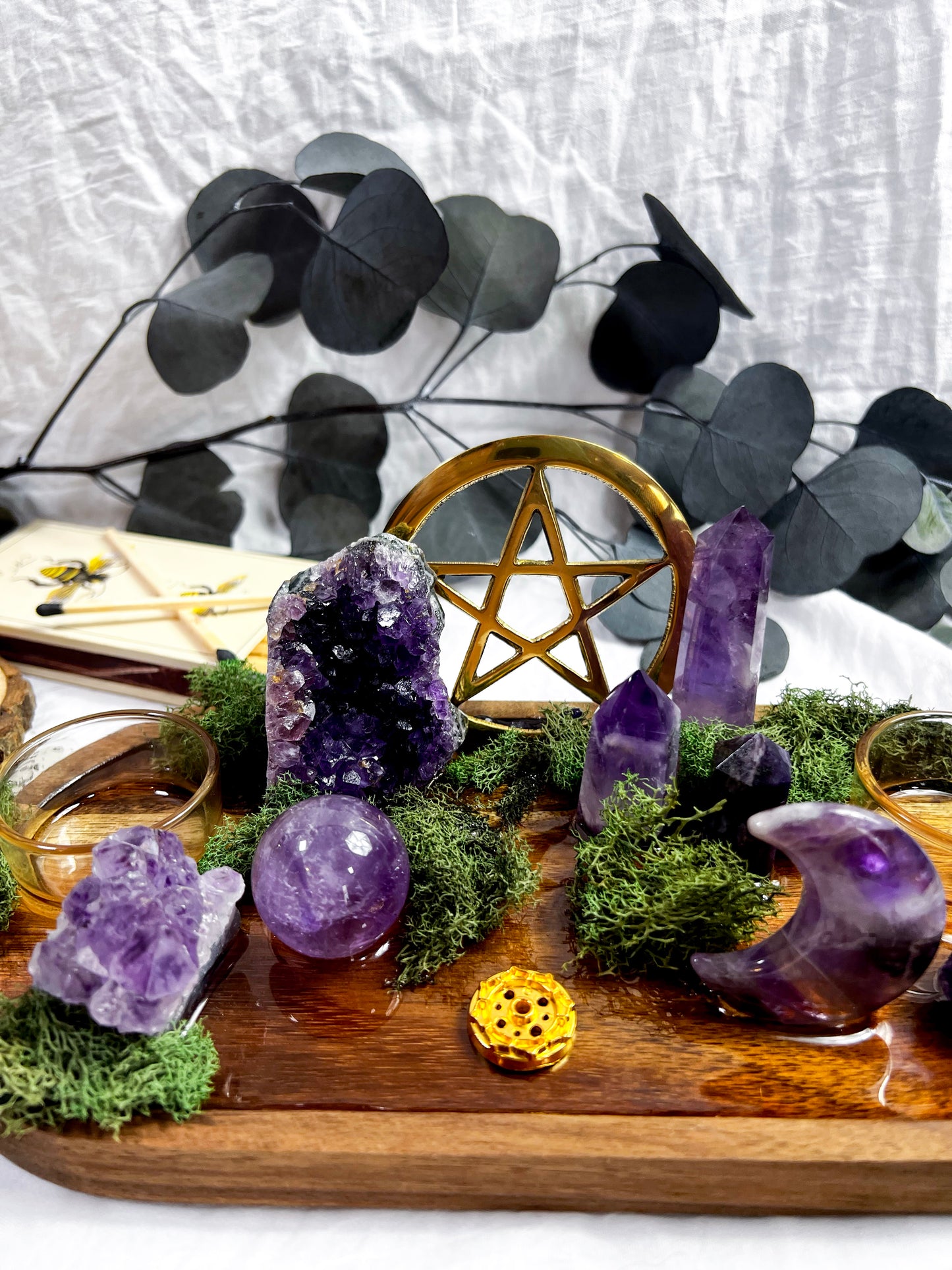 Crystal Forge | Candle + Incense Altar