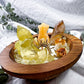 Healing Zephyros | Wooden Bowl Candle