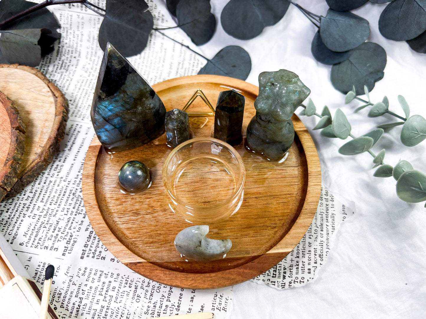 Labradorite's Path | Candle + Tarot Altar