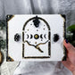Ironbound: Obsidian and Hematite Handmade Journal for Protection, Grounding, and Energy Work
