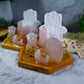 Curvy Goddess Rose Hamsa Altar | Rose Quartz Mini Altar for Self-Love, Protection & Heart Healing