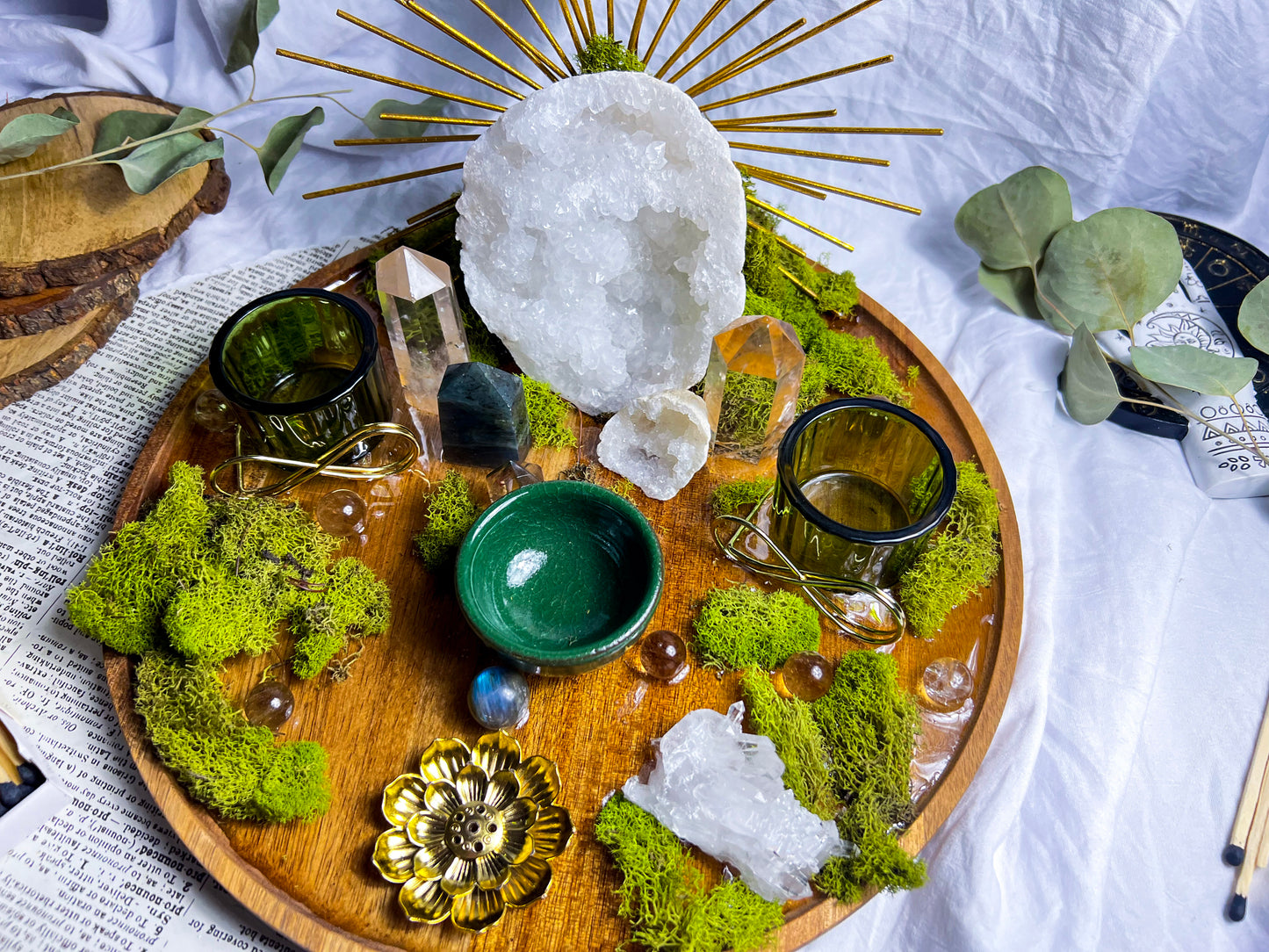 Quartz Geode Radiance Altar