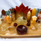 Abundance & Vitality Bamboo Tray | Golden Healer, Carnelian & Citrine Altar with Lotus & Lemon Quartz Moon