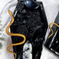 Coffin Wall Hanging Altars | Wooden Witchcraft Decor with Crystal Towers, Moons, Candle Holder, and Snake