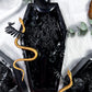 Coffin Wall Hanging Altars | Wooden Witchcraft Decor with Crystal Towers, Moons, Candle Holder, and Snake