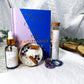 Sagittarius Zodiac Kit | Fire Sign Gift Set with Candle, Tea, Oil, Crystals, Oracle Book & Zodiac Necklace