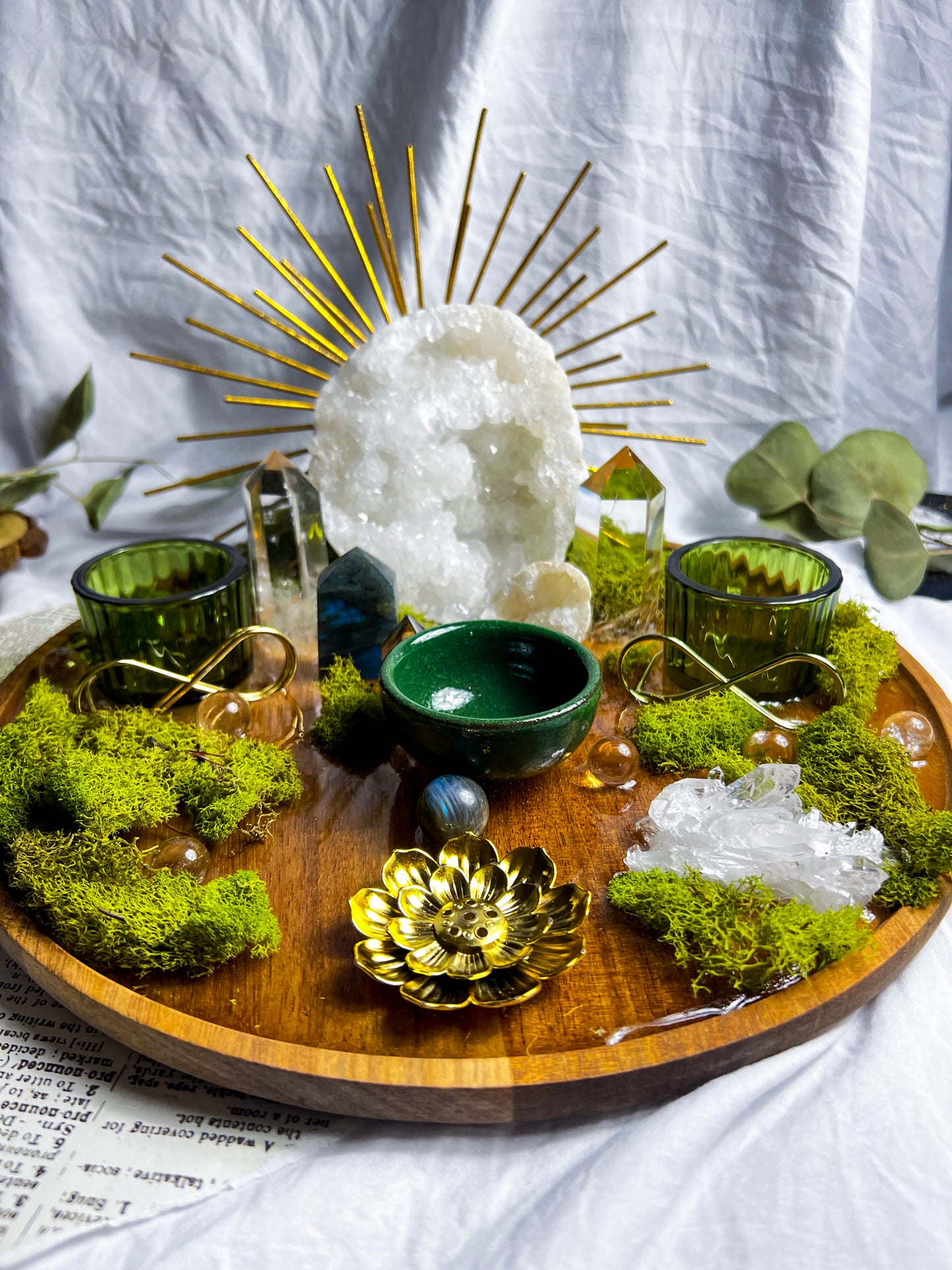 Quartz Geode Radiance Altar