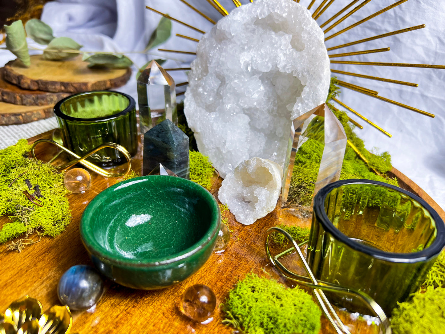 Quartz Geode Radiance Altar