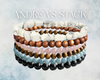 Andrea’s Stack Crystal Bracelet Set | Protection, Grounding, Self Love & Confidence Bracelets