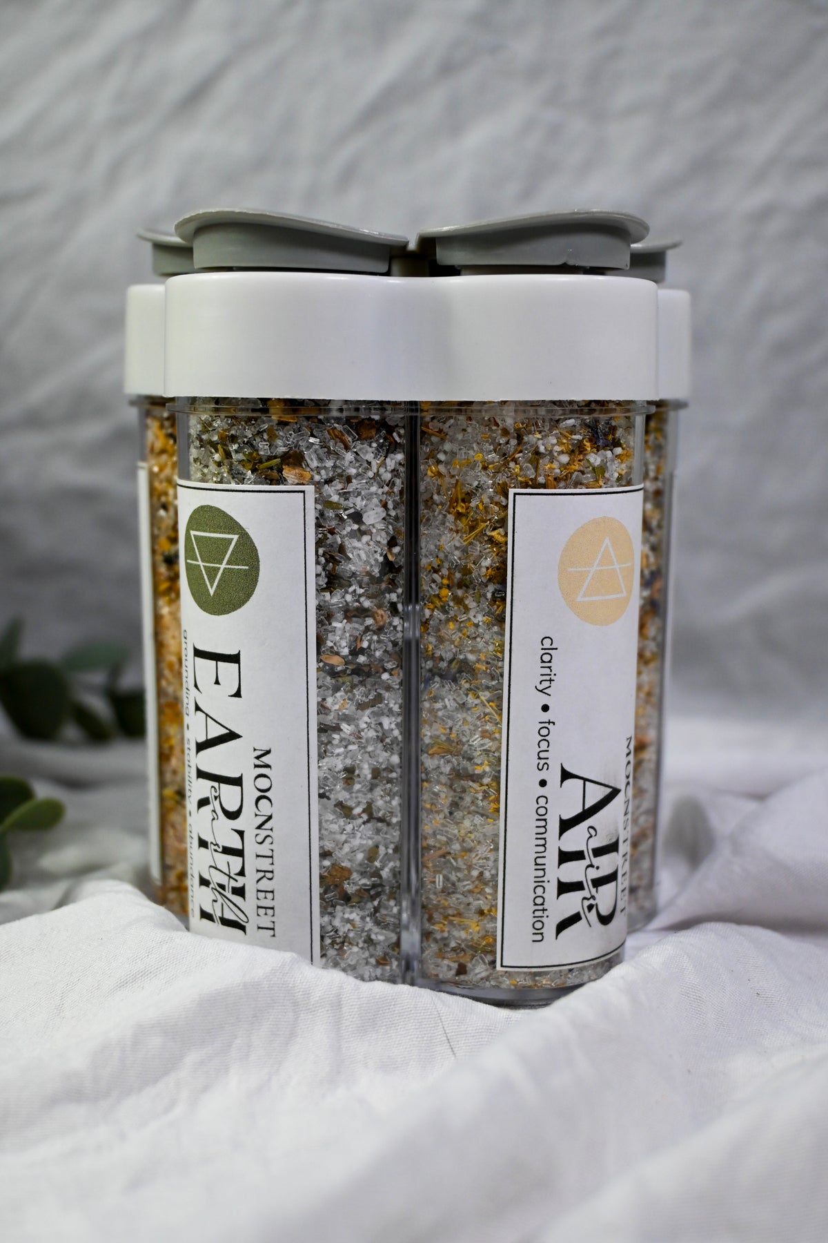 Salt Air Set Elemental Salt Set | Earth, Air, Fire, Water & Spirit Ritual Salts for ...