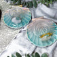 Tidal Clarity | Clear Quartz Seashell Tealight Holder and Tarot Altar Decor