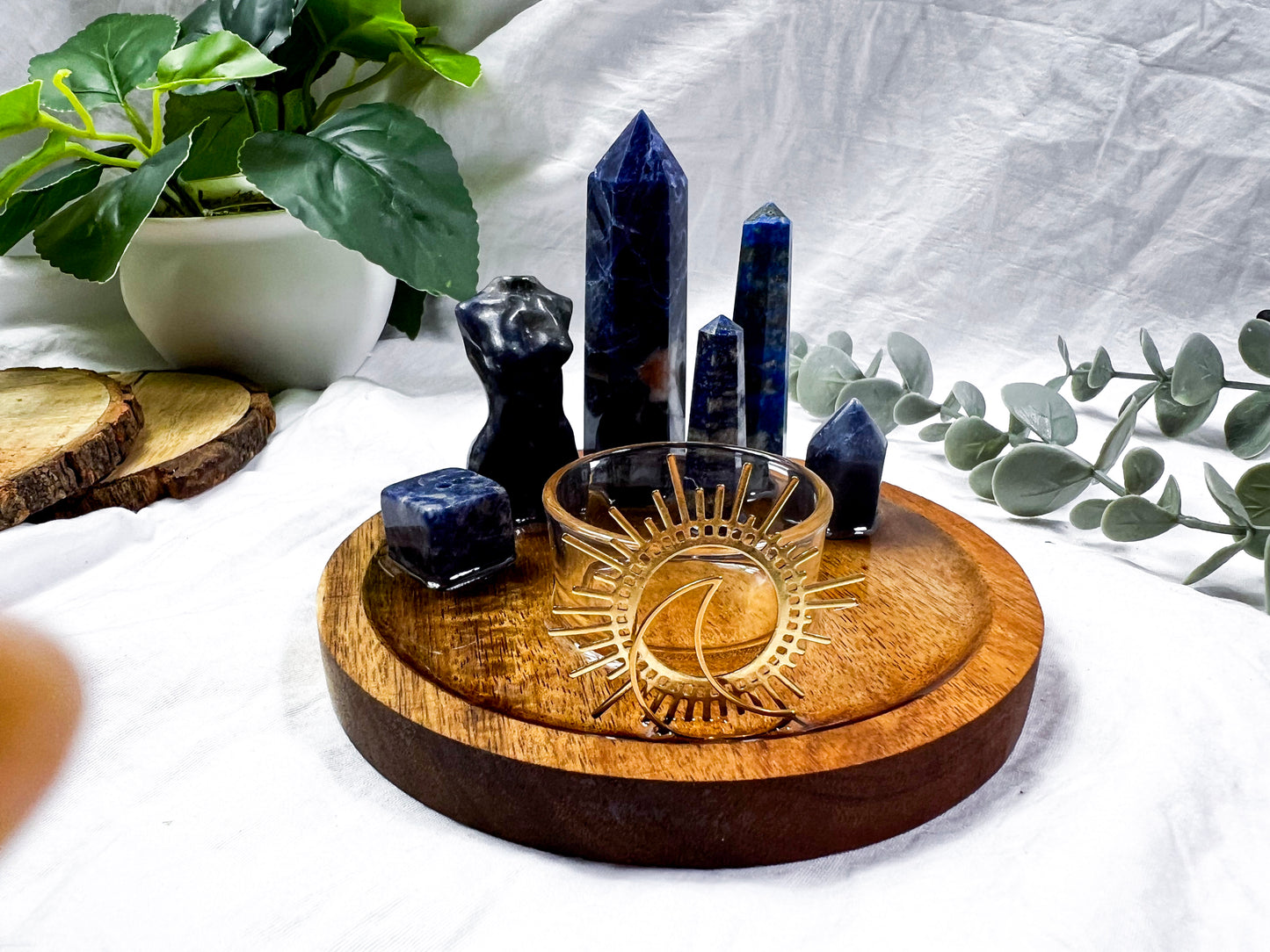 Starlit Sodalite | Small Round Altar