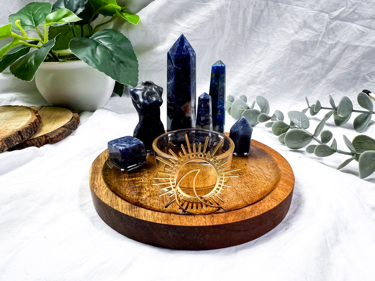 Starlit Sodalite | Small Round Altar