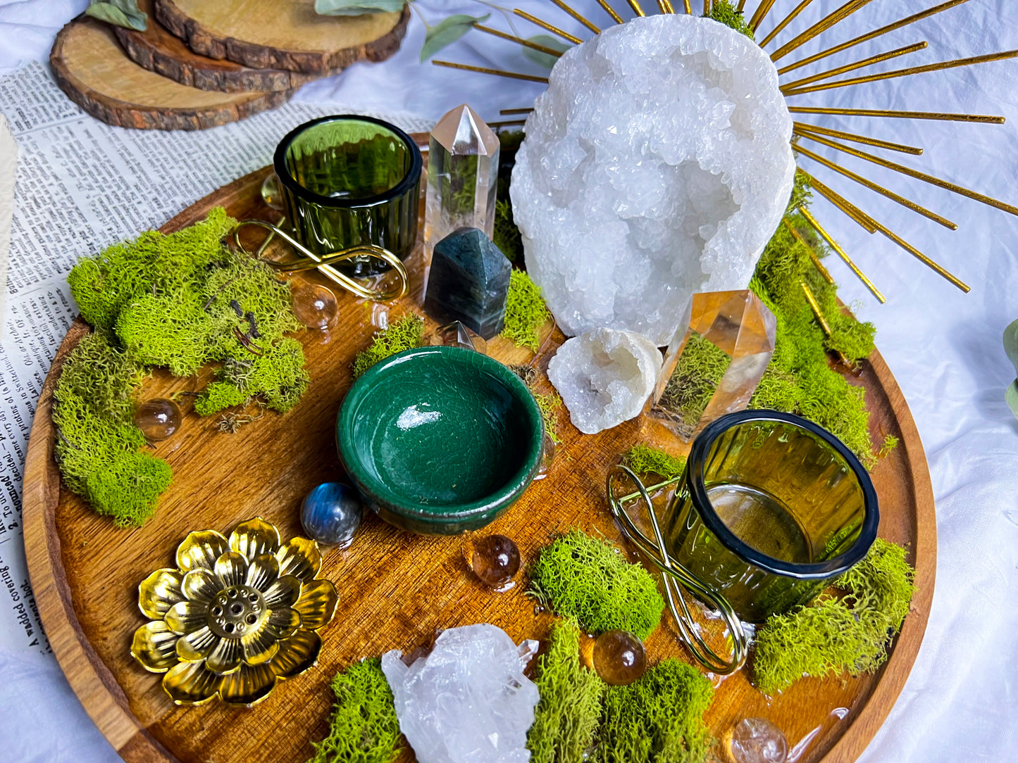 Quartz Geode Radiance Altar