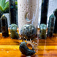 Labradorite Crystal Altar | Moon Oil Burner, Four Tealights, Flower Vases & Incense Holder
