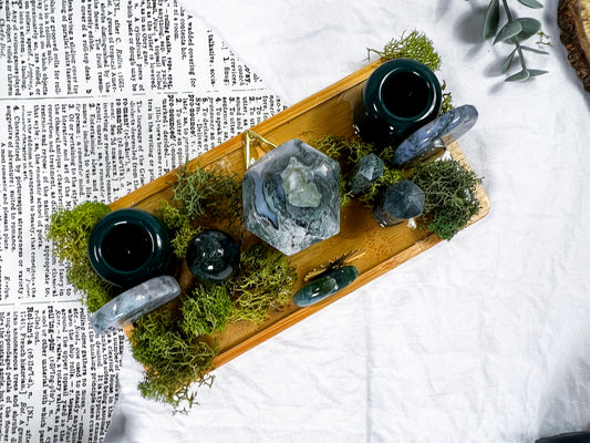 Mossy Temple | Tarot Altar