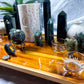 Labradorite Crystal Altar | Moon Oil Burner, Four Tealights, Flower Vases & Incense Holder