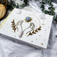 Radiant Thought: Blue Chalcedony and Quartz Handmade Journal for Clarity, Creativity, and Sacred Expression