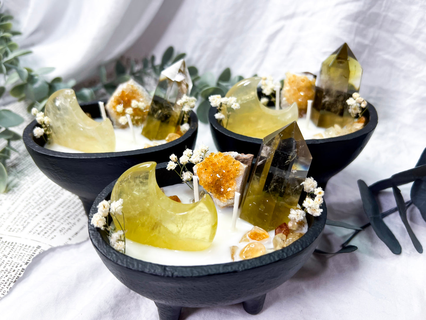 Citrine Horizon | Medium Cauldron Candle