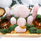 Rose Quartz Altar | Tarot Card Holder, Double Tealight, Incense Holder, and Crystal Display