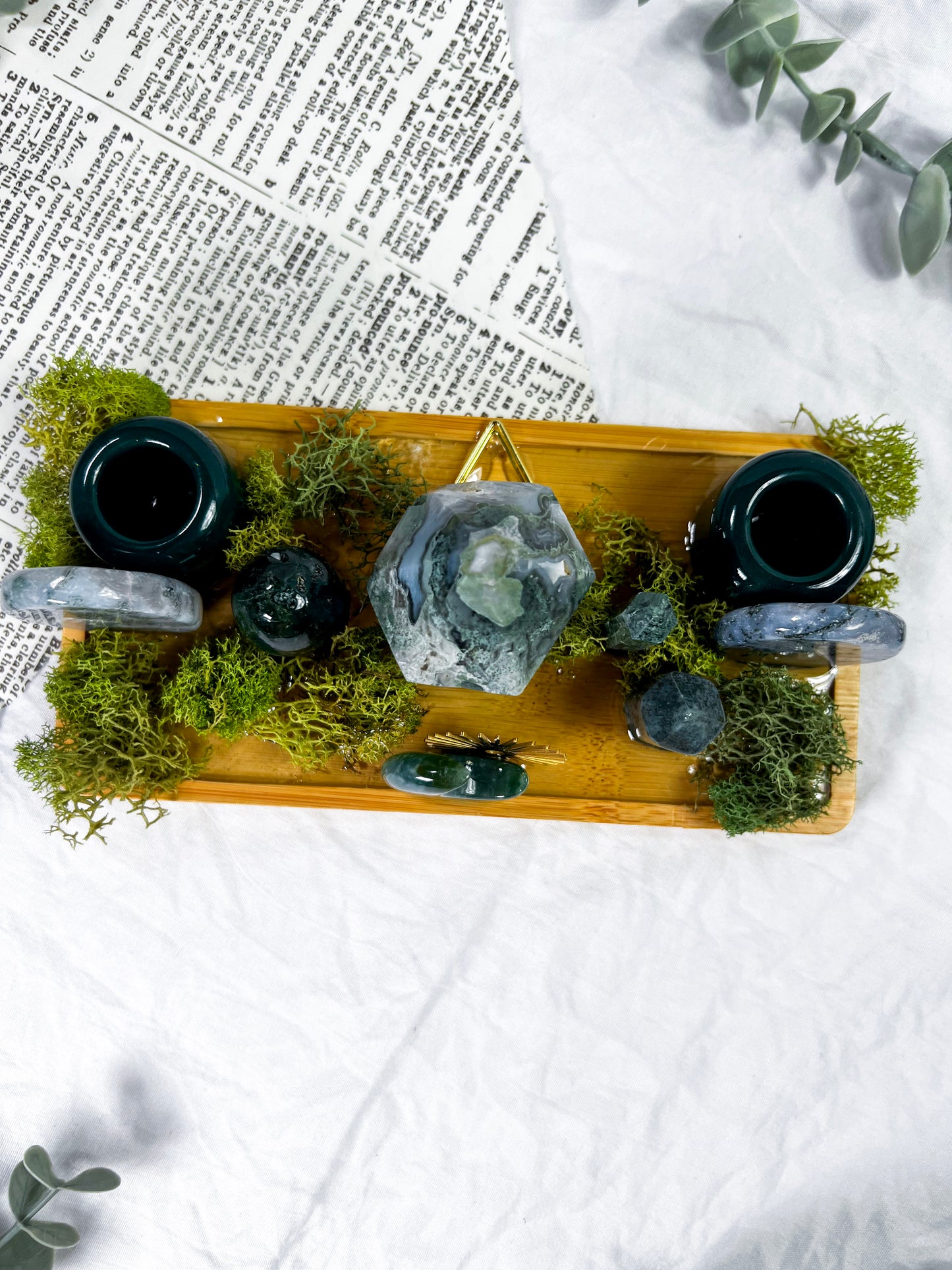 Mossy Temple | Tarot Altar