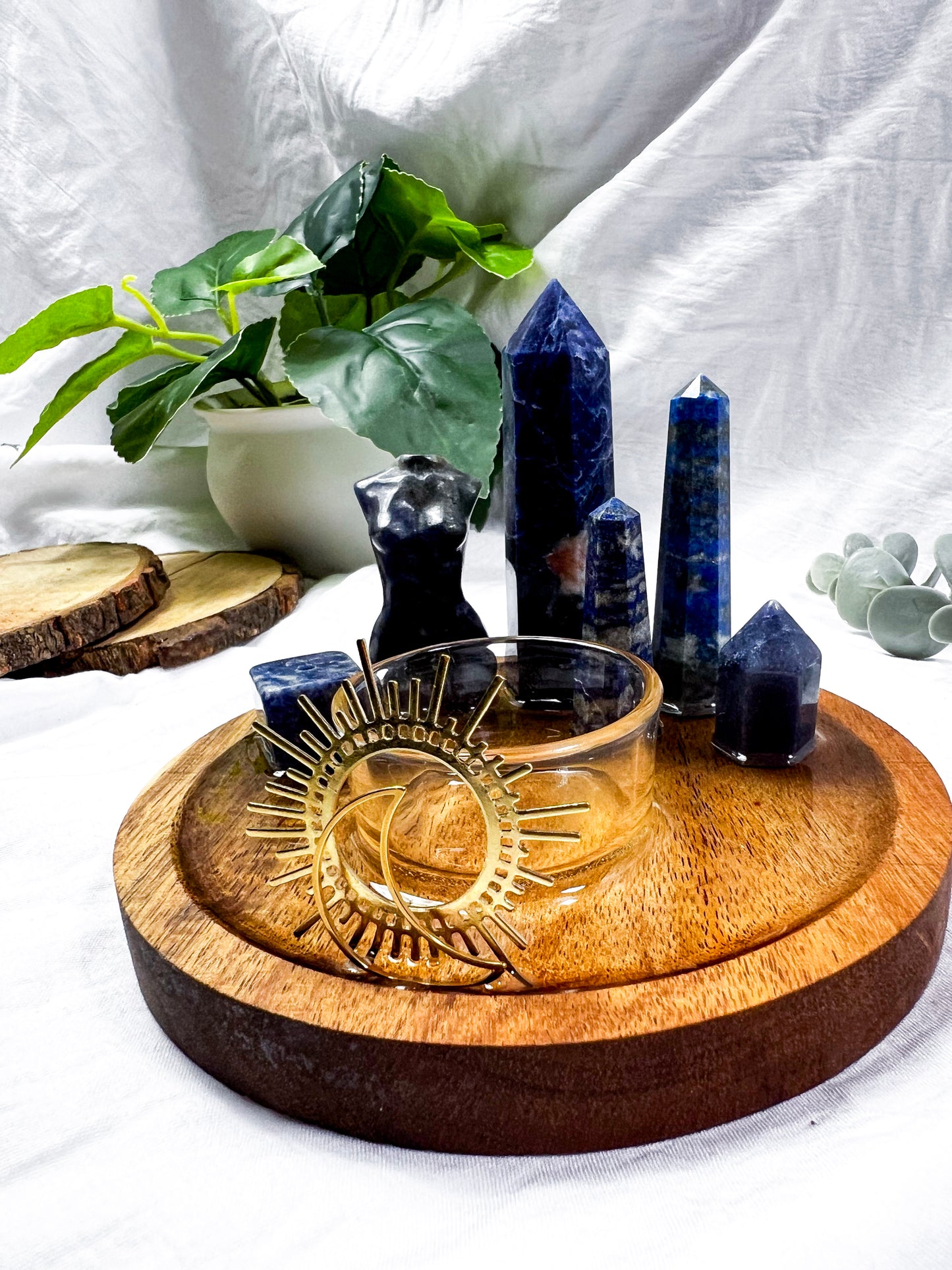 Starlit Sodalite | Small Round Altar