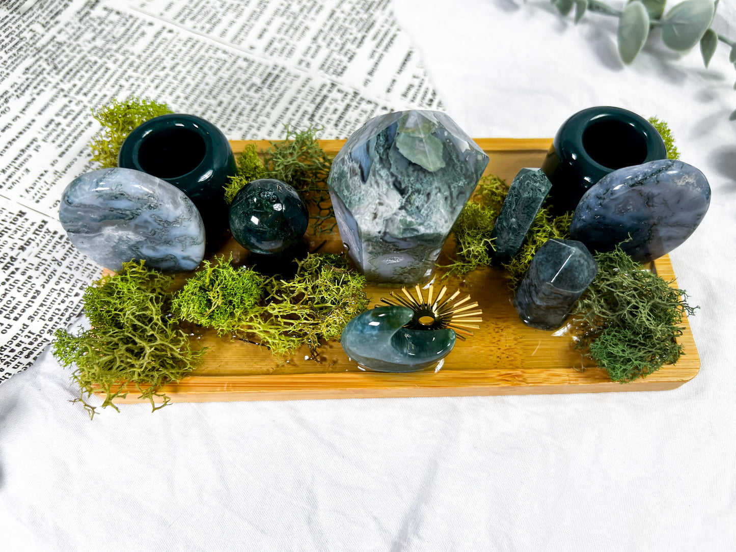 Mossy Temple | Tarot Altar